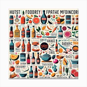 Huston Foodie Faphia Mcconnell Canvas Print