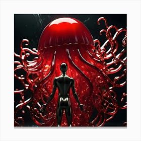 Red Jelly 17 Canvas Print