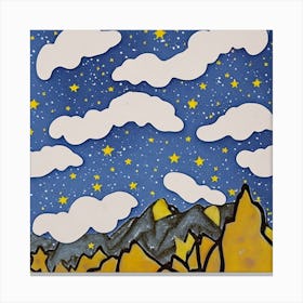 Stars In The Sky Canvas Print