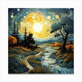 Starry Night Canvas Print