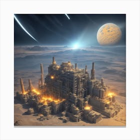 Space City 7 Canvas Print
