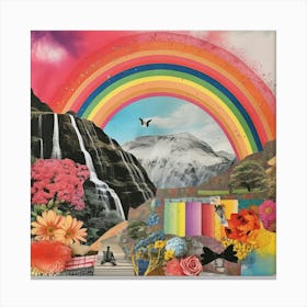 Rainbow Collage 4 Canvas Print