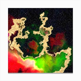 100 Nebulas in Space with Stars Abstract n.064 Canvas Print