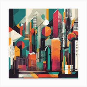 Cityscape Canvas Print Canvas Print