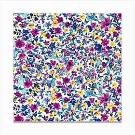Petalgrove London Fabrics Floral Pattern 5 Canvas Print
