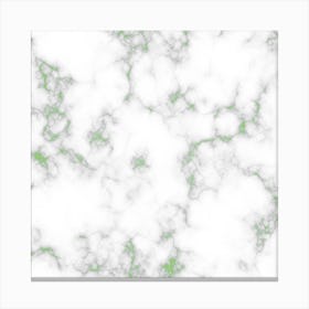Lime Green Marble Canvas Print