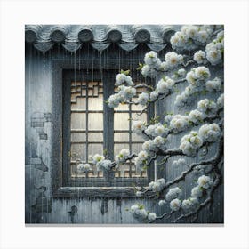 Chinese Cherry Blossoms 2 Canvas Print