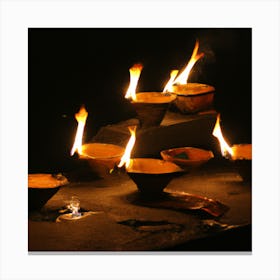 Diwali Lights Canvas Print