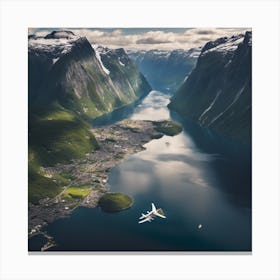 Aerian River Canvas Print