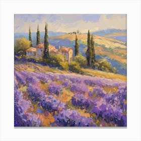 Lavender Field 10 Canvas Print