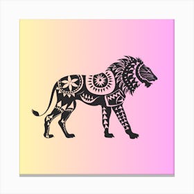 Lion Art 3 Canvas Print