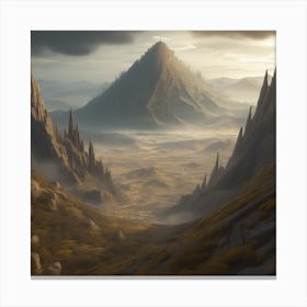 Mountain Landscape 39 Canvas Print