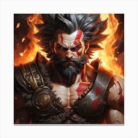 God Of War Canvas Print