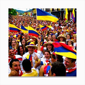 Ecuador Parade 1 Canvas Print