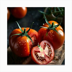 Tomatoes Canvas Print