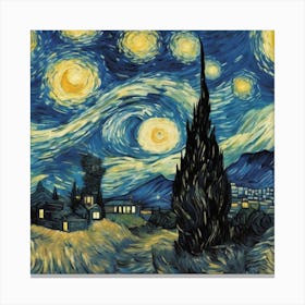 Starry Night 60 Canvas Print