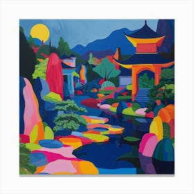 Colourful Gardens Yuyuan Garden China 2 Canvas Print