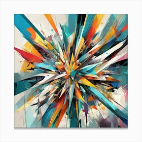 Abstract Burst Canvas Print