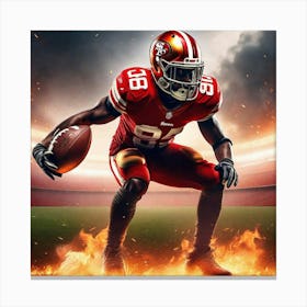 San Francisco 49ers Football Player Canvas Print