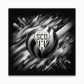 Angers SCO Logo Wall Arts 18 Canvas Print