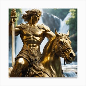 Conan On Horseback Canvas Print