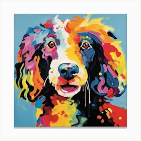 Colorful Dog 1 Canvas Print