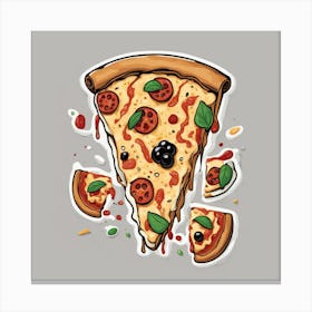 Slice Of Pizza Canvas Print