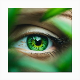 Green Eyes Canvas Print