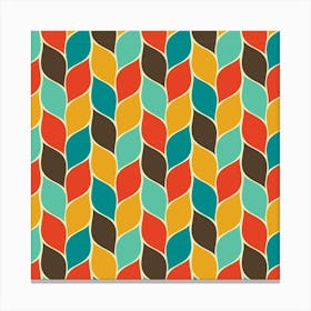 Modern Retro Pattern 06 Canvas Print