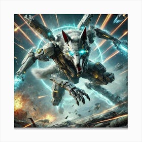 Lupine Mechs Capabilities Ignis Luporum Collective Canvas Print