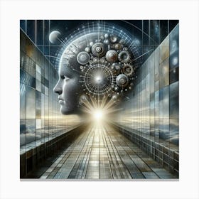 Illusion of self Canvas Print