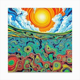 Psychedelic Painting 8 Canvas Print