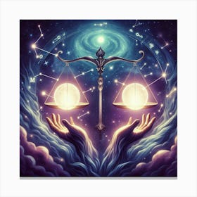 Astrology Zodiac Canvas Print