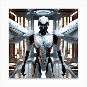 Futuristic Robot 58 Canvas Print