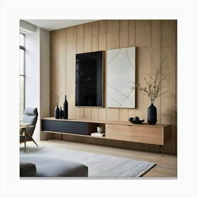 Modern Living Room 86 Canvas Print