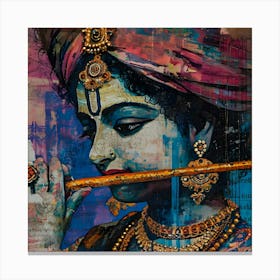 Krishna Canvas Print