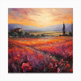 Monet's Masterpiece in Matera Canvas Print