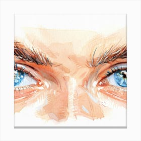 Eyes Of A Woman Canvas Print