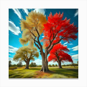 Autumn Trees Canvas Print