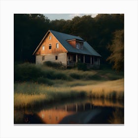 House In The Woods 2 Canvas Print