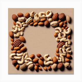 Nuts In A Frame Canvas Print