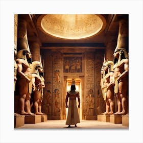 Egyptian Temple Canvas Print