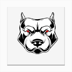 Dog Animal Mammal Bulldog Pet Canvas Print