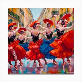 Dancers In Paris Canvas Print