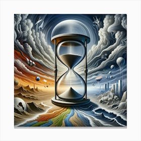 An Ominous Dance With Time Canvas Print