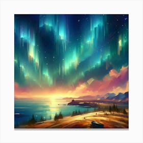 Aurora S Symphony 3 Canvas Print