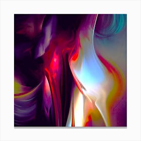Abstract Lucifer And Lilith Occult Pagan Wiccan 3 Canvas Print