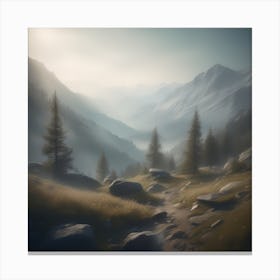 Landscape Painting 131 Canvas Print