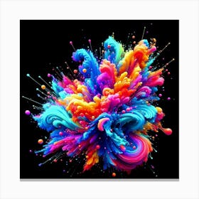 Colorful Paint Splash 6 Toile