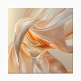 Flowy Silk Wall Print Canvas Print